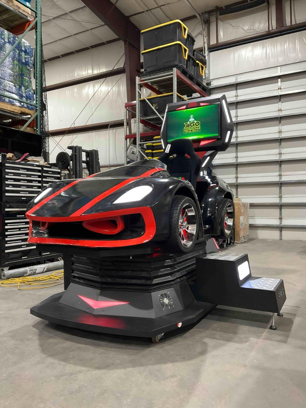 VIRTUAL REALITY VR RACING CAR SIMULATOR WITH BILL ACCEPTOR