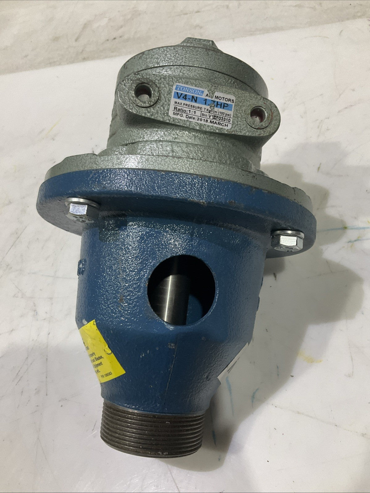 TONSON V4-N 1.7 HP 1.1RATIO AIR MOTOR WITH NEPTUNE HOUSING 100PSI H3C