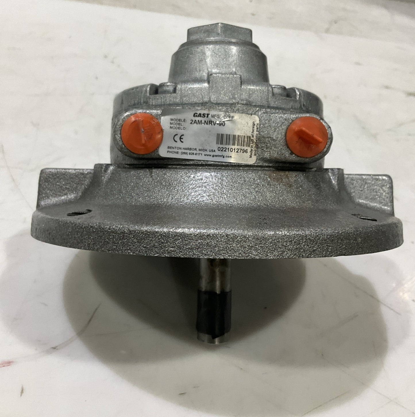 GAST 2AM-NRV-90 STANDARD AIR MOTOR J5A7
