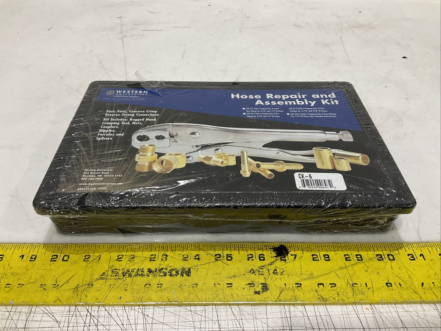WESTERN ENTERPRISES CK-6 HOSE REPAIR AND ASSEMBLY KIT A80319 ECN15098 T2M