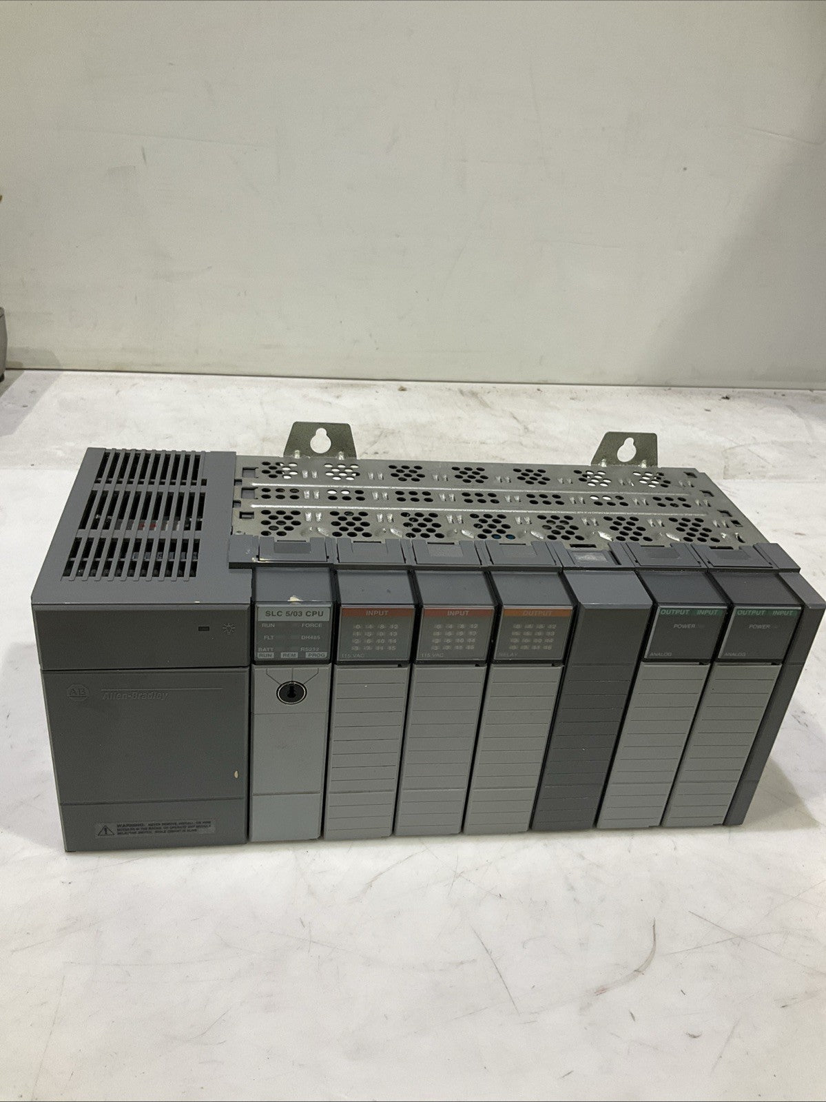 ALLEN-BRADLEY 1746-A7 SLC7 SLOTS CHASSIS SLC5/03 CPU IN /OUTPUT MODEDULE B9S