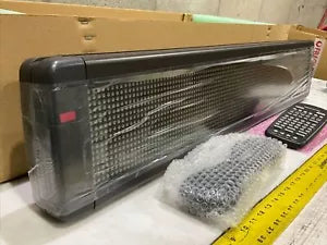 ADAPTIVE MIRCO SYSTEMS 4120C LED ALPHA ELECTRONIC MESSAGE DISPLAY 100-240V LOT OF 2