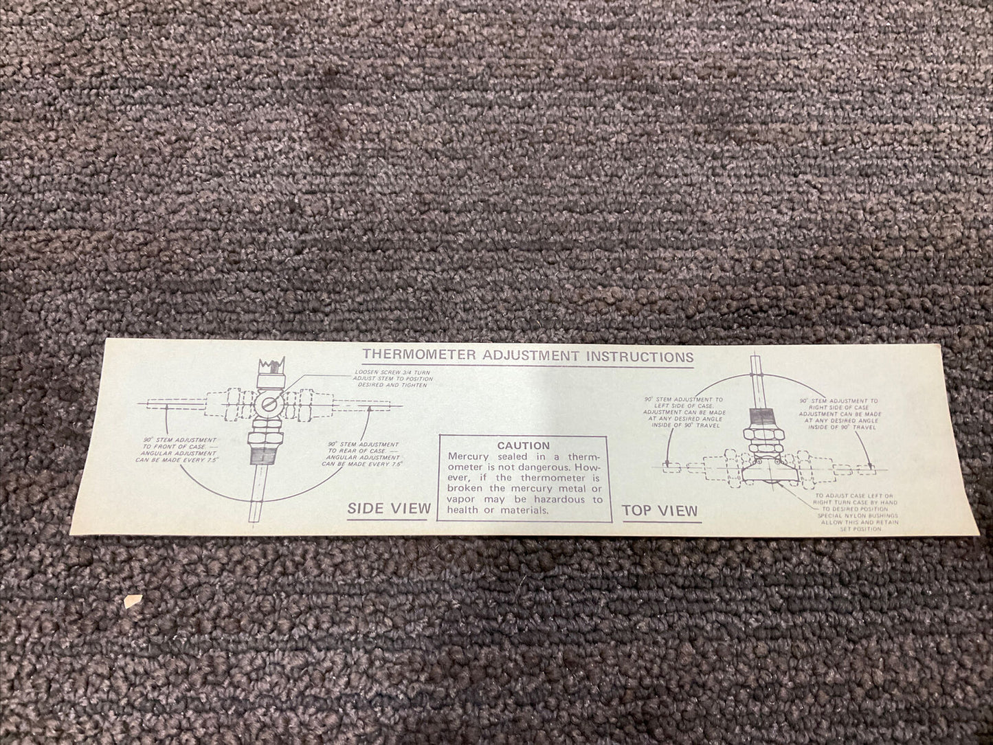 TRERICE BX91406 THERMOMETER 444
