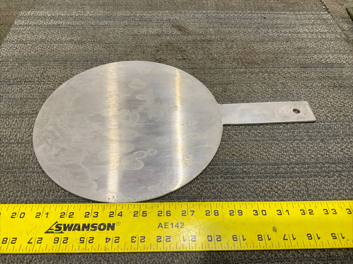 DANIEL MONEL S30 6 INLET BLANK PADDLE ORIFICE PLATE 678