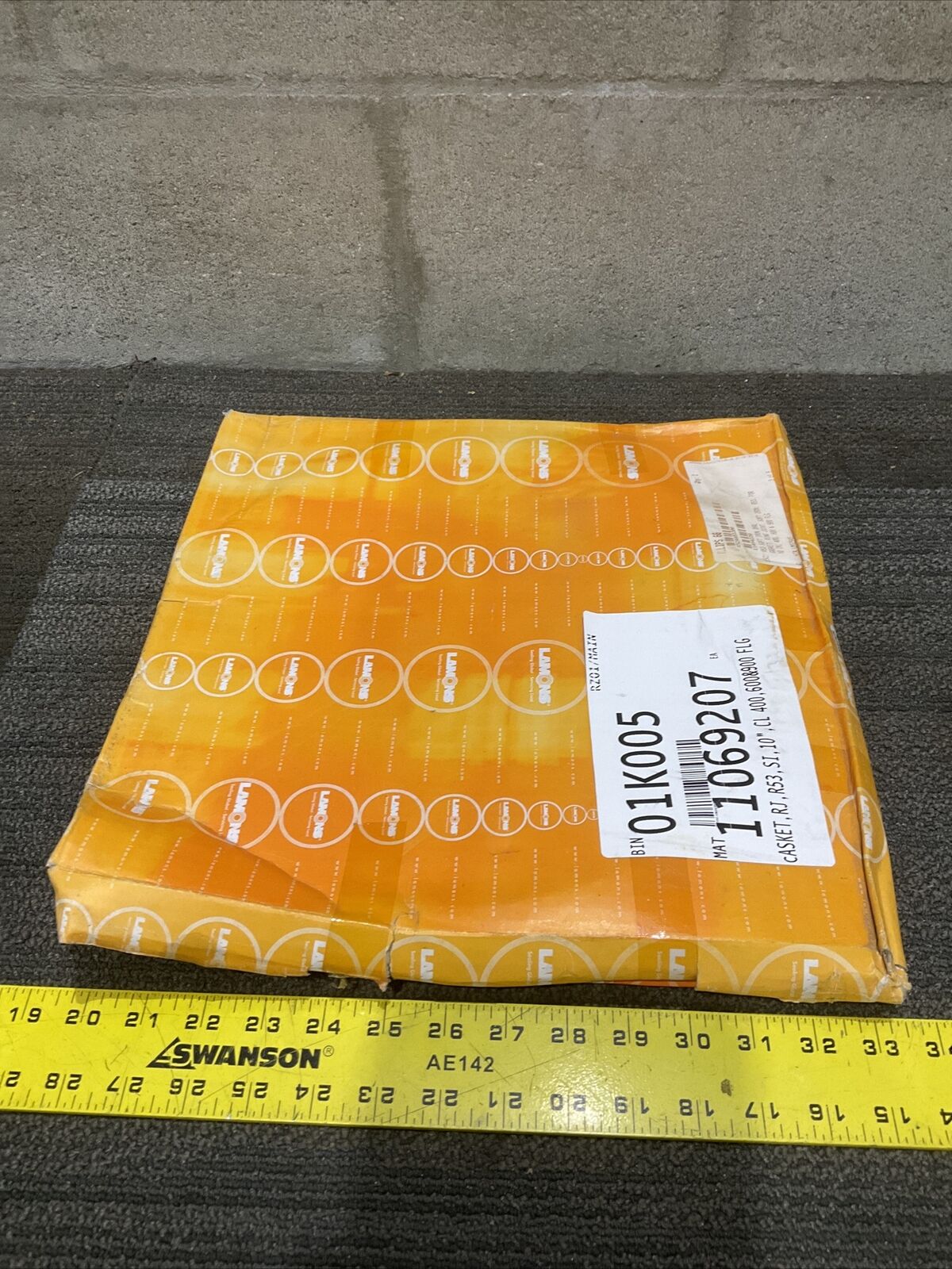 LAMONS 1321 API 6A R53 D-4 12-14 LMO2945 10” SOFTIRON OVAL GASKET RING JOINT 678