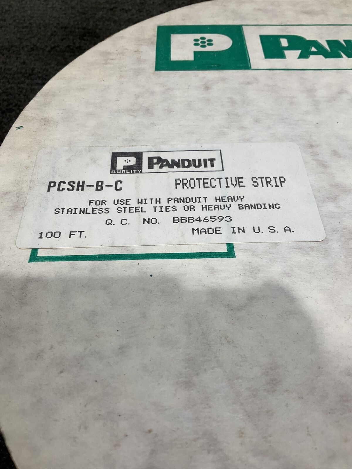 PANDUIT PCSH-B-C PROTECTIVE STRIP 100 FT 444