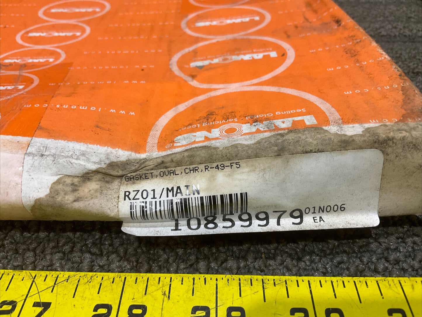 LAMONS R49 F-5 01-15 D19030A OVAL GASKET RING JOINT GASKET 678