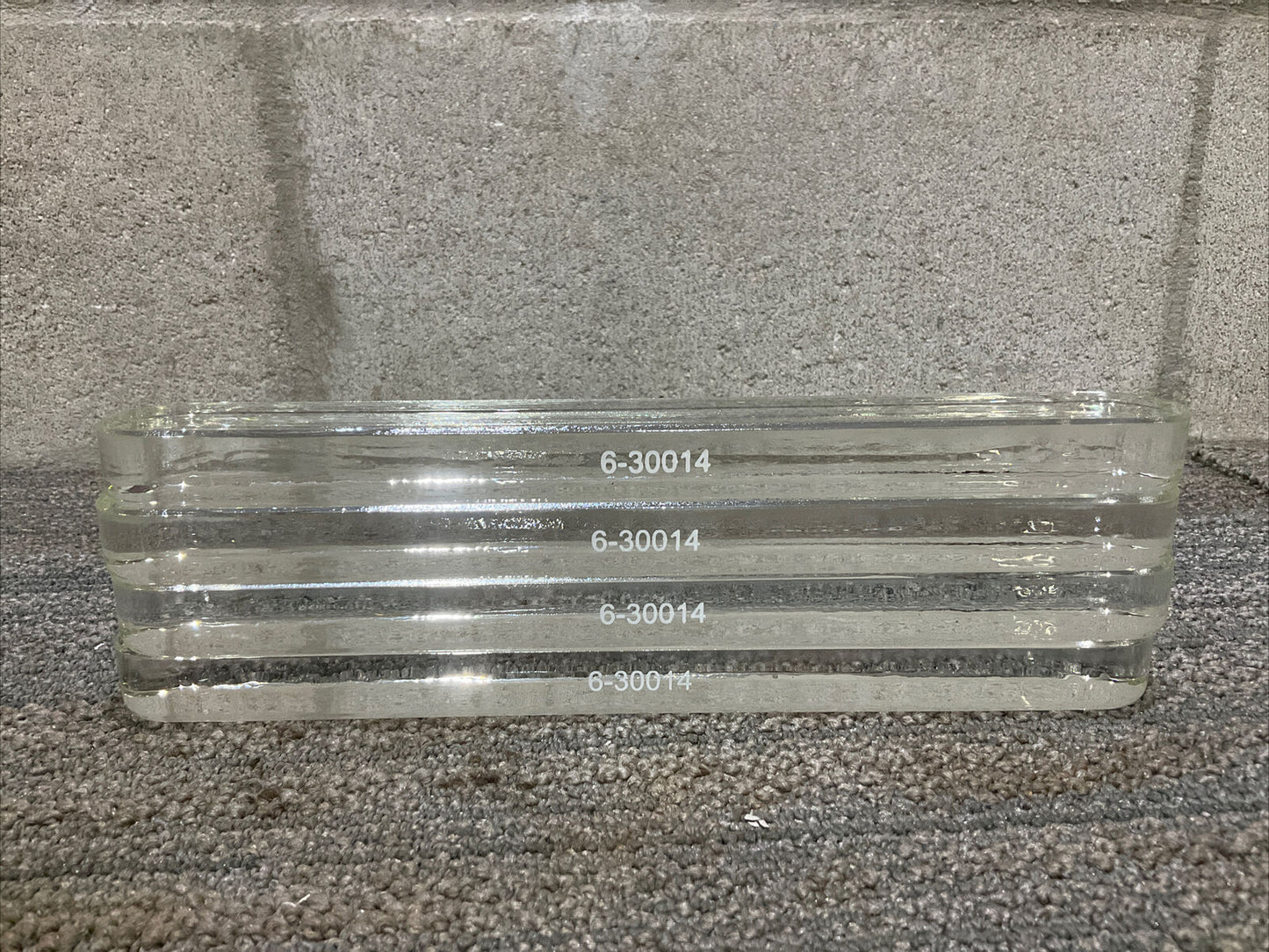MAXOS AUER 1071813 630014 BOROSILICATE SAFETY SIGHT GLASS 6 340X34X17 LOT OF 4