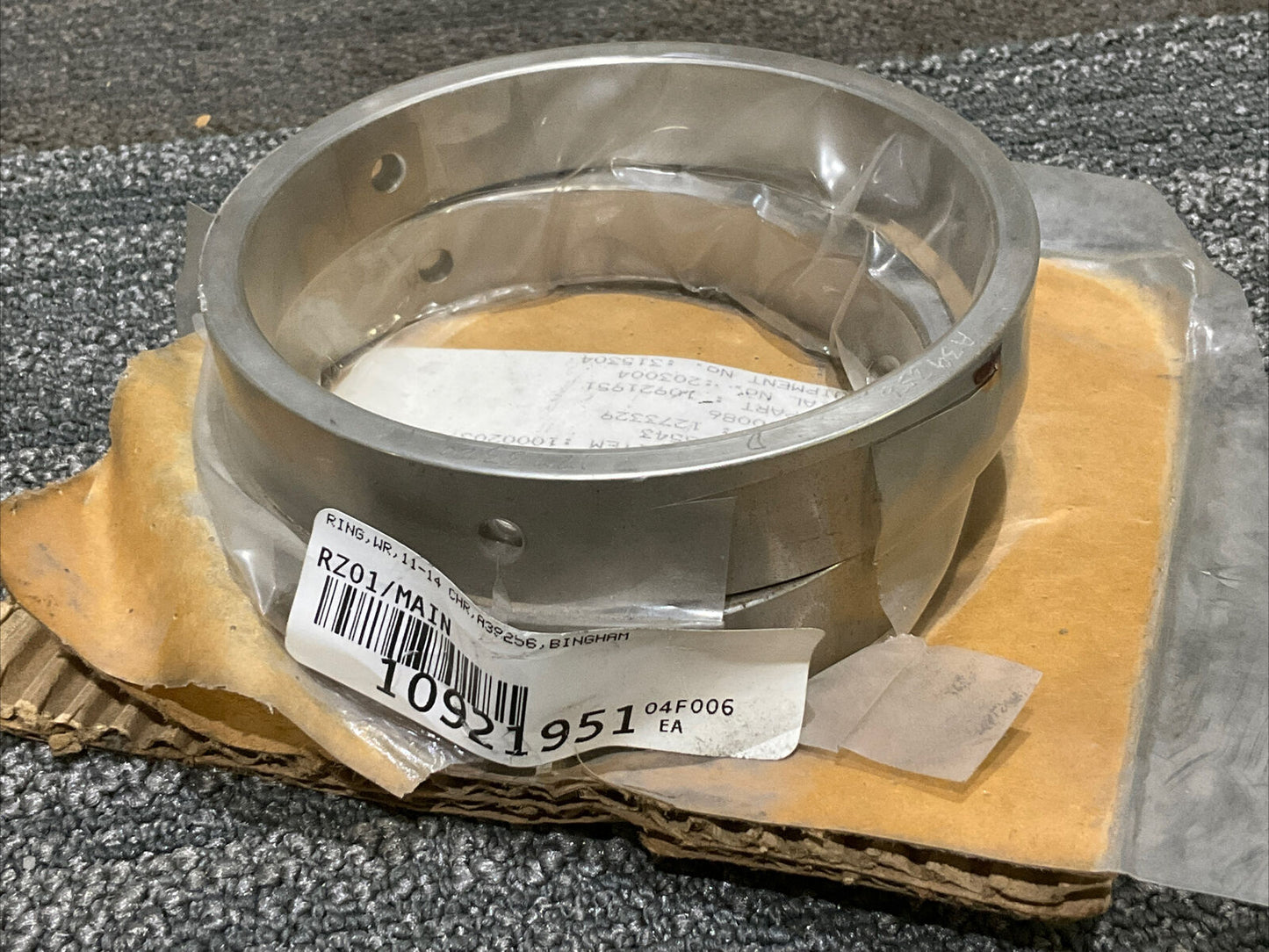 BINGHAM A39256 IMPELLER WEAR RING 11-14 CHR 678 LOT OF 2 4-1/2” ID
