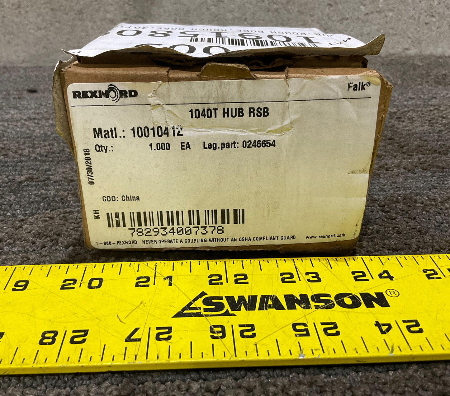 REXNORD 1040T HUB RSB FLEXIBLE 678