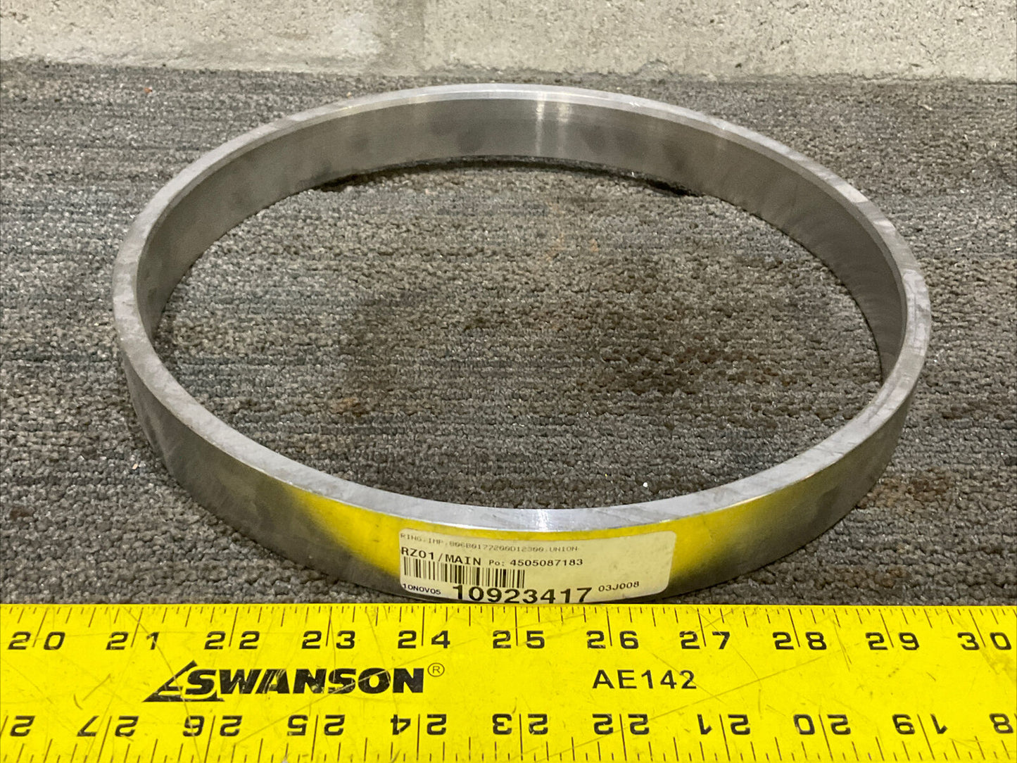 UNION A276-XM19-ANNEALED IMPELLER WEAR RING 678
