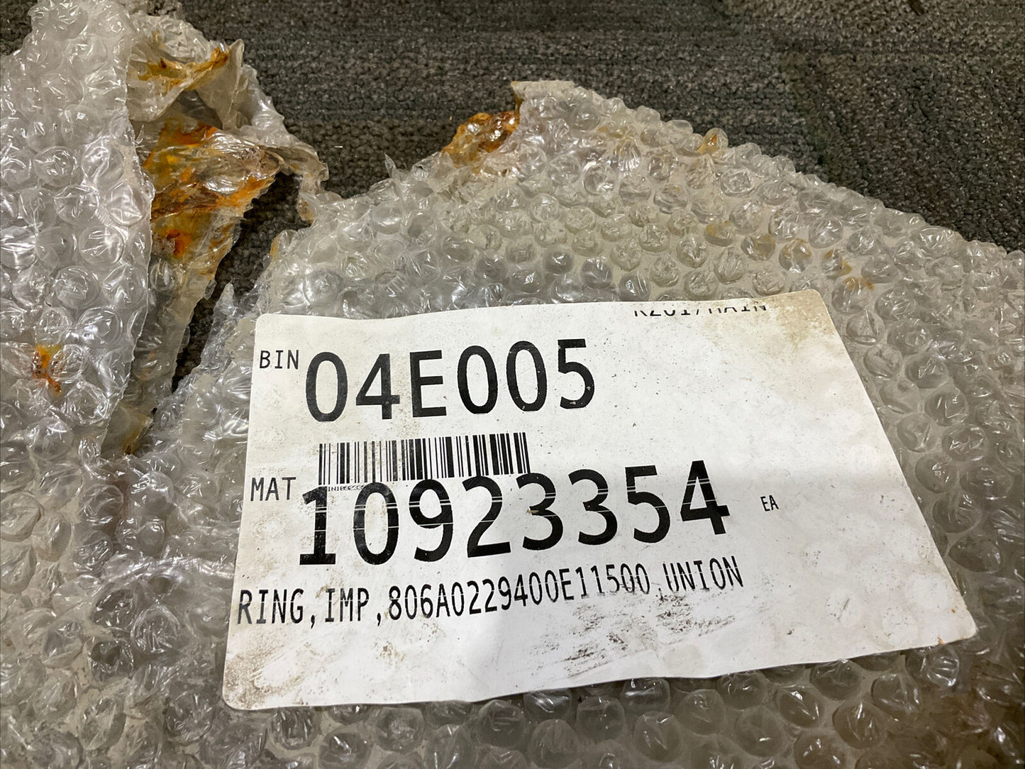 UNION 806A0229400E11500 IMPELLAR RING 678