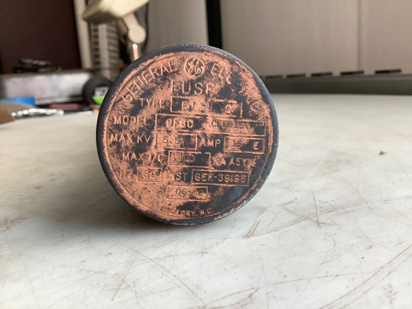 GE 9F60CED015 FUSE 5.5KV 60HZ 15E A 678