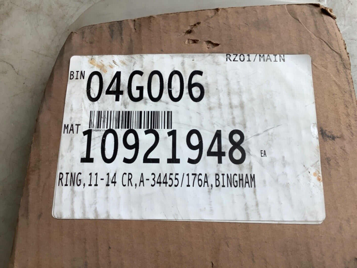 SULZER PUMPS 2042355 A-34455 CASE RING 176A 678
