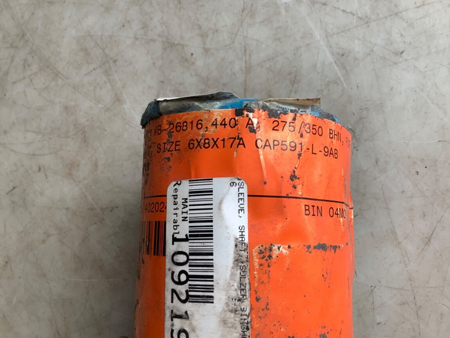 SULZER BINGHAM PUMPS 581402024 SLEEVE SHAFT 6X8X17A 678