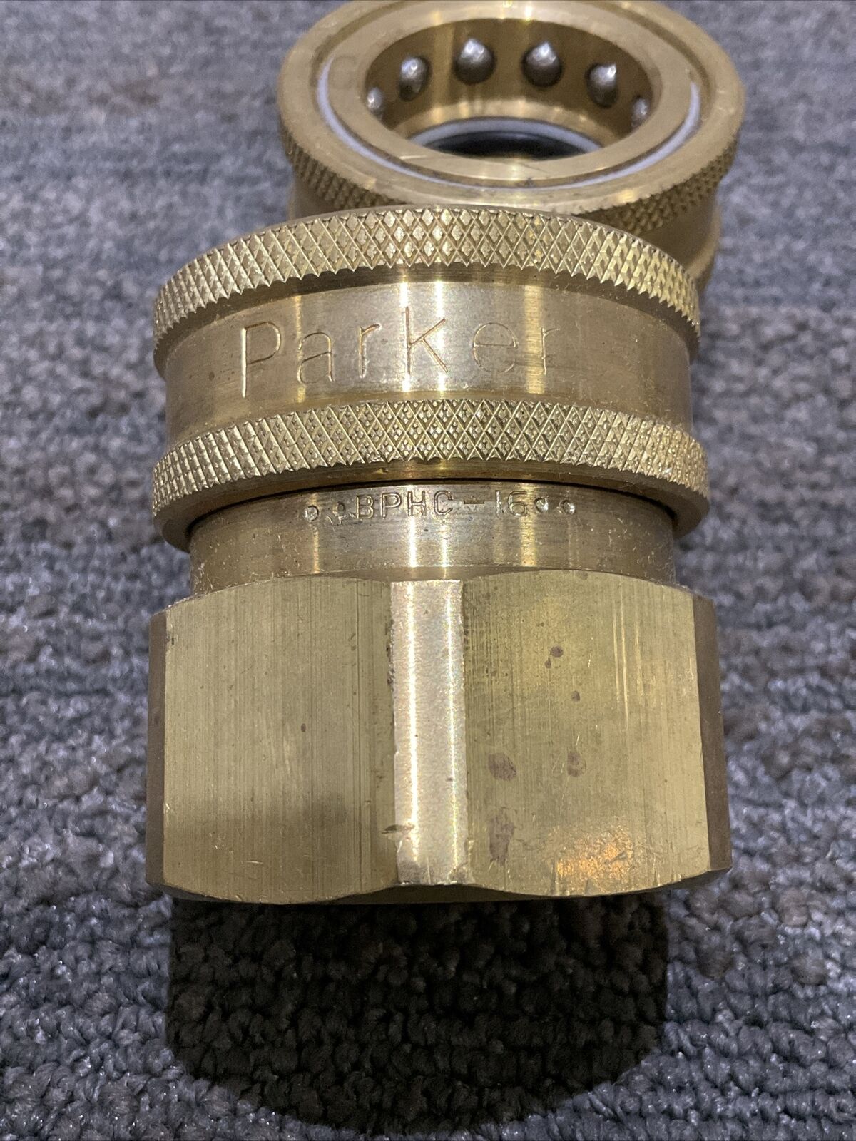 PARKER BPHC-16 1 H COUPLER 222 LOT OF 2