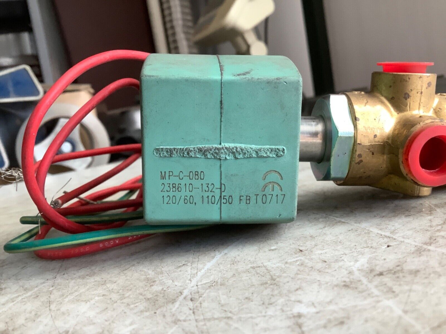 ASCO MP-C-080 SOLENOID VALVE COIL 120V 1/4IN 444