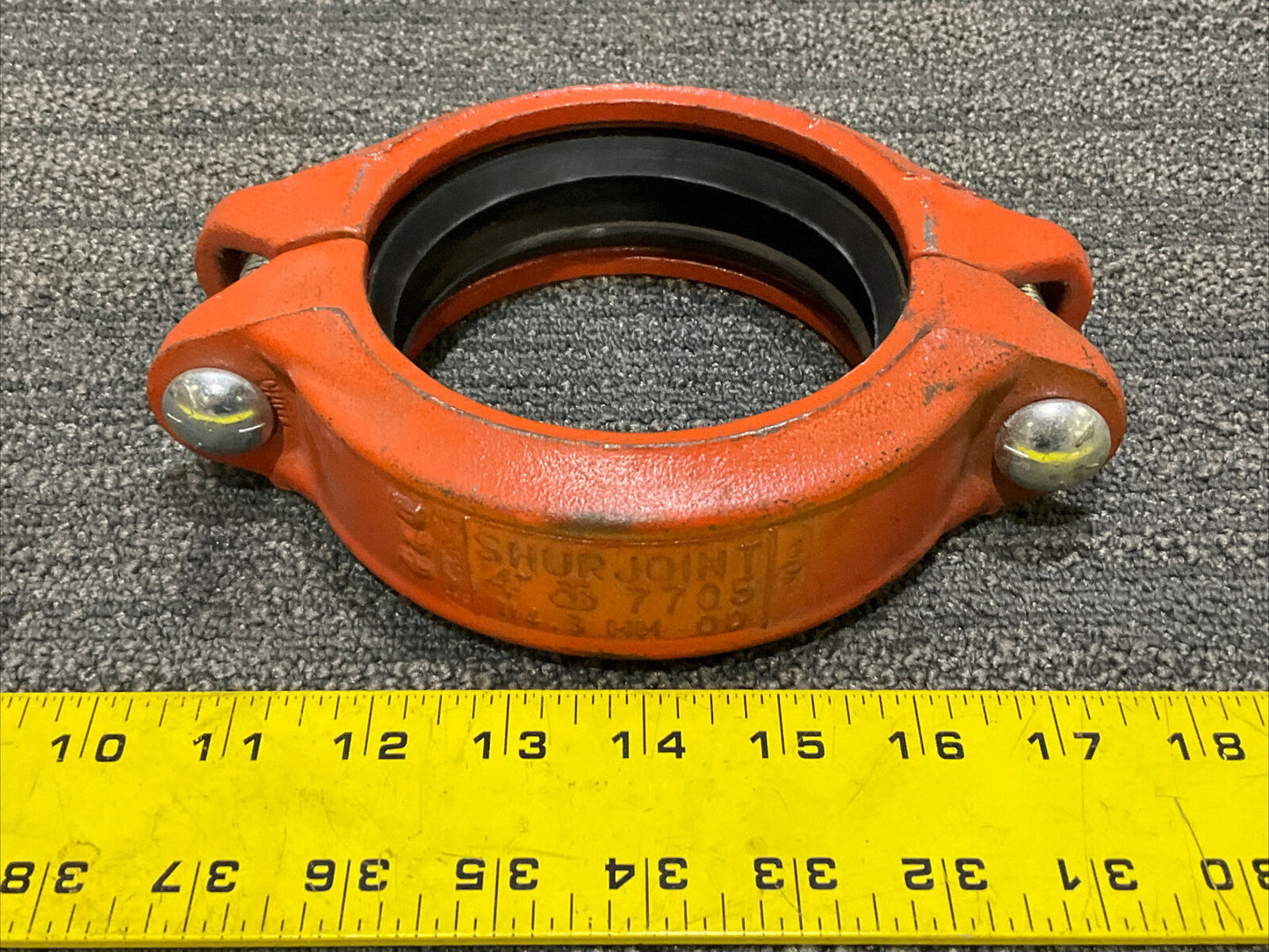 SHURJOINT 7705 CLAMP JOINT COUPLING 4” 114.3 MM OD 222