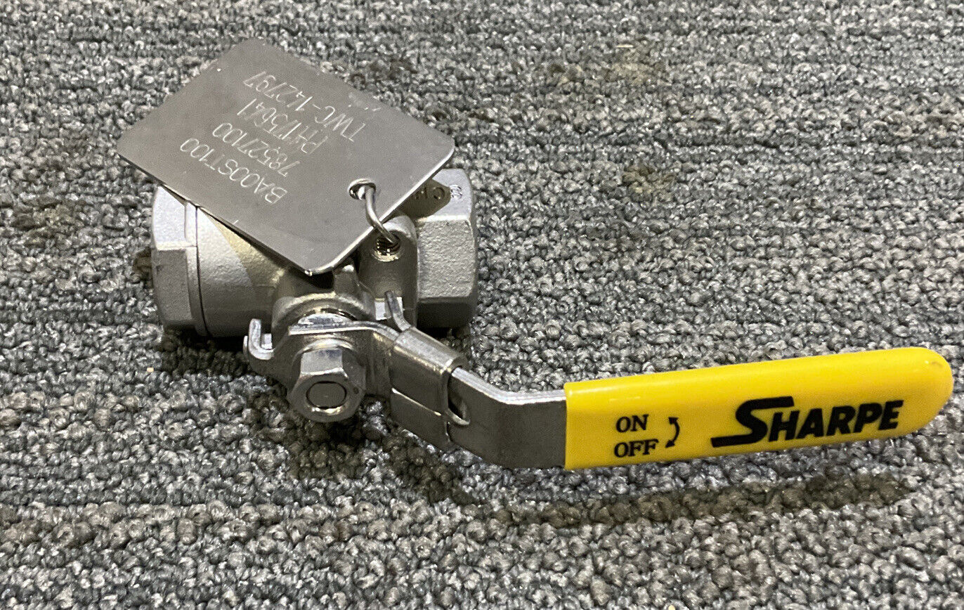 SHARPE BALL VALVE 1/2” CF8M