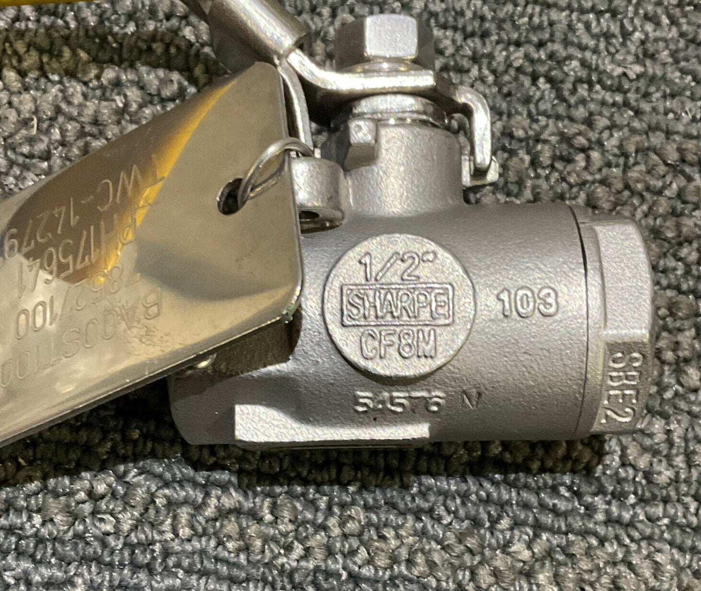 SHARPE BALL VALVE 1/2” CF8M