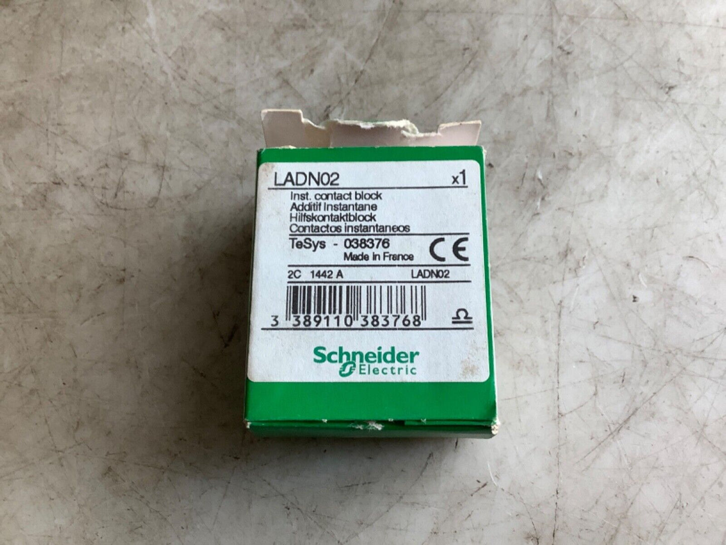 SCHNEIDER LADN02 AUXILIARY CONTACT BLOCK 222
