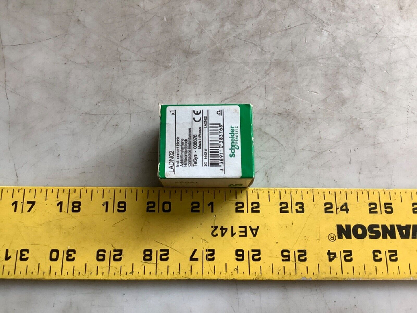 SCHNEIDER LADN02 AUXILIARY CONTACT BLOCK 222