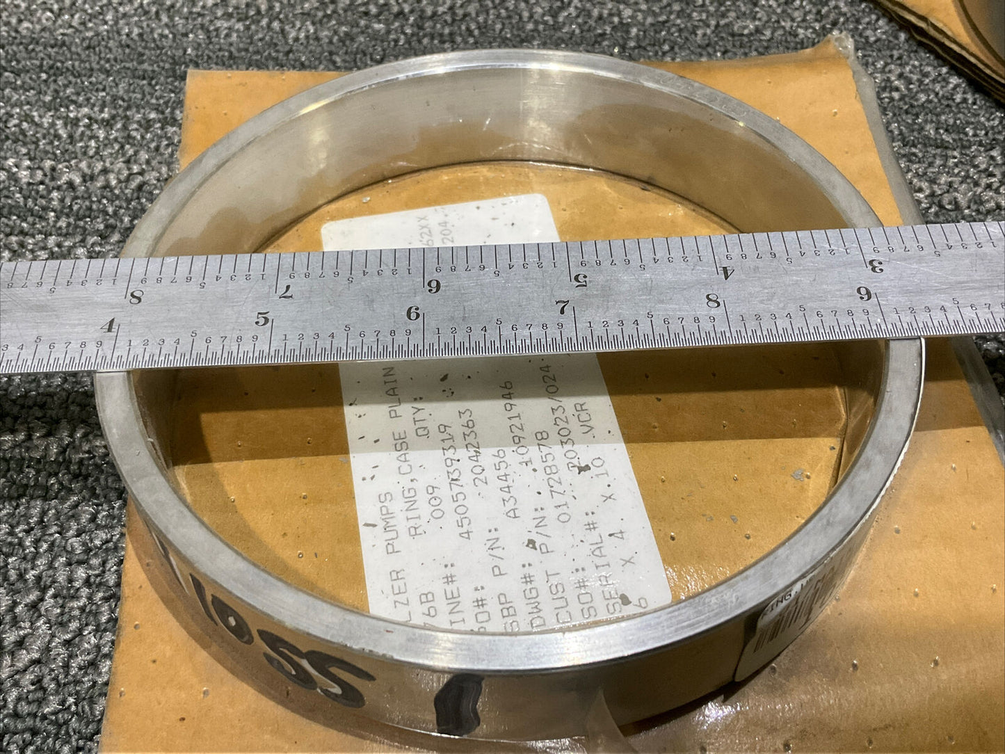 BINGHAM 2042363 WEAR RING 11-14 CHR 678 LOT OF 2 4-7/8” ID