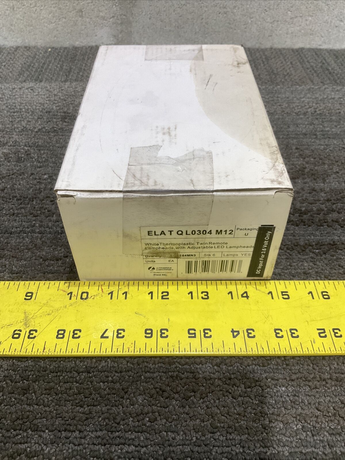 LITHONIA LIGHTING ELA T QLQ0304 M12 TWIN REMOTE LAMPHEADS 444