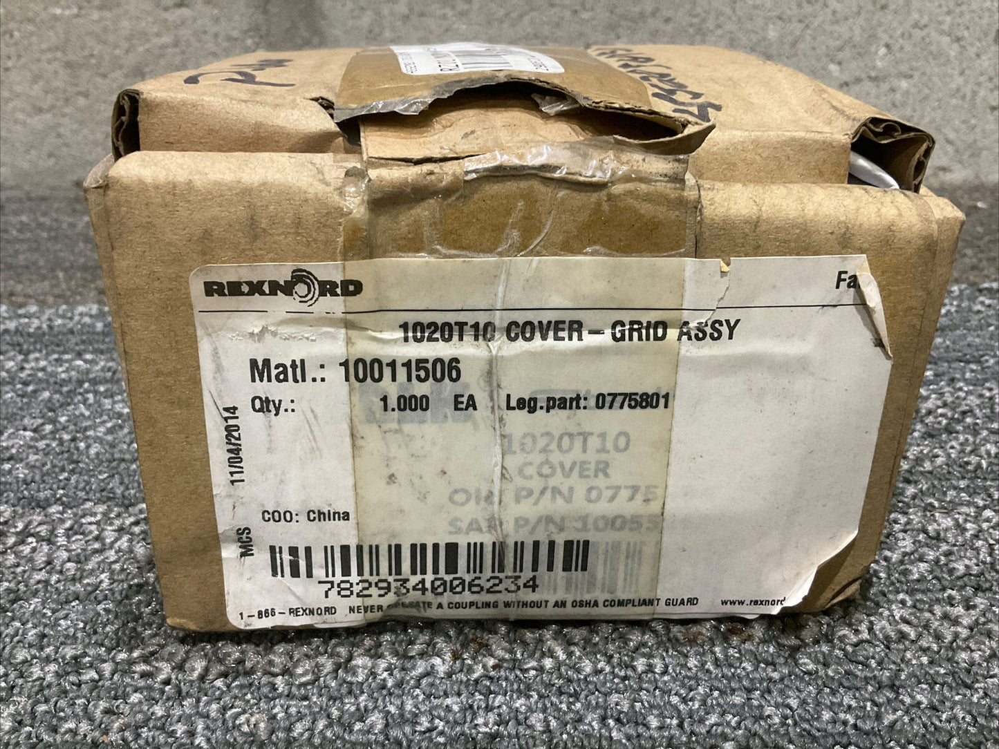 REXNORD FALK STEELFLEX 1020T10 COVER GRID ASSEMBLY HORIZONTAL SPLIT COUPLING 678