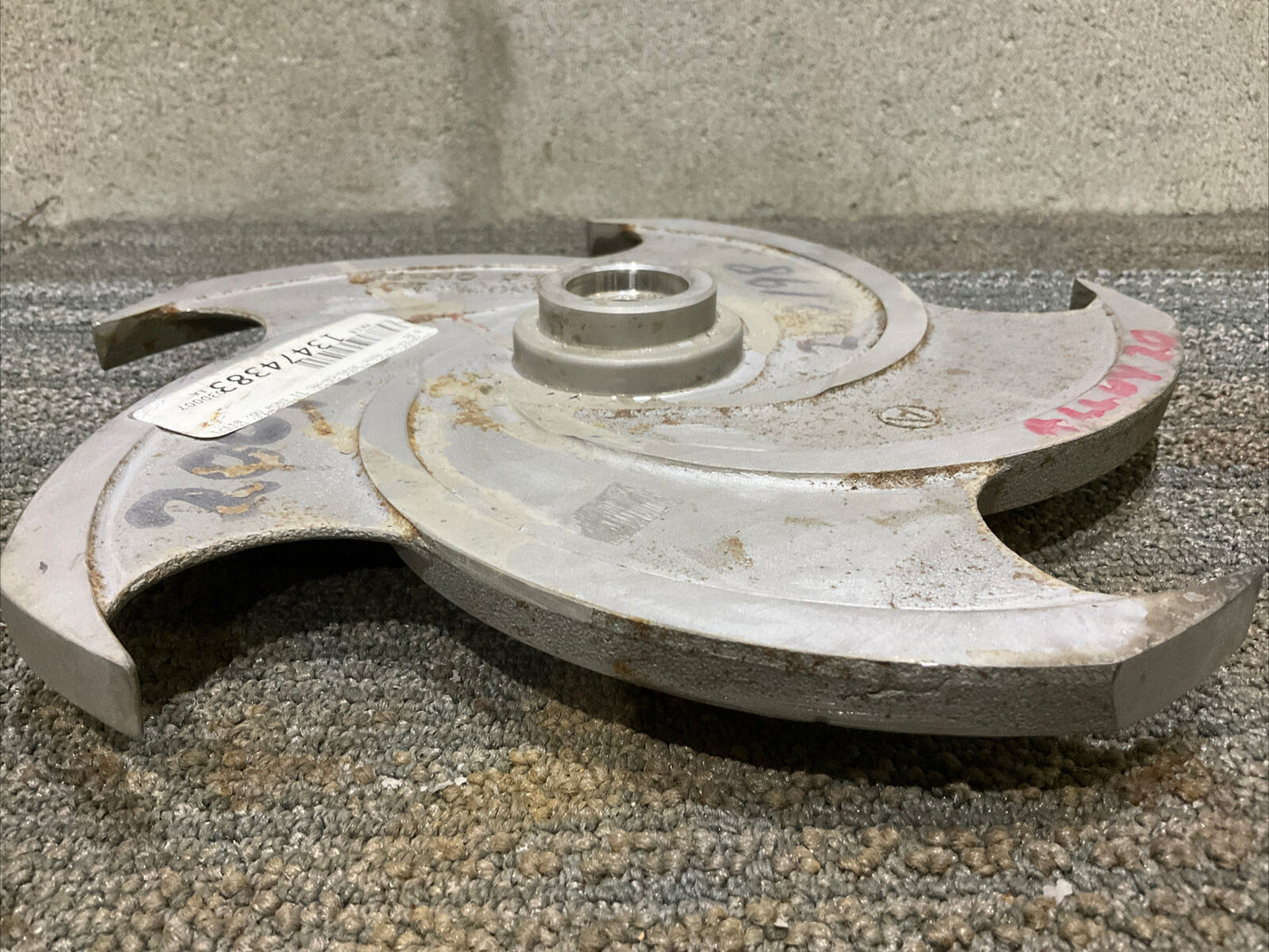 SULZER PUMPS CPT23-1B A743-CN-7M 613302MP43 IMPELLER 11” 678