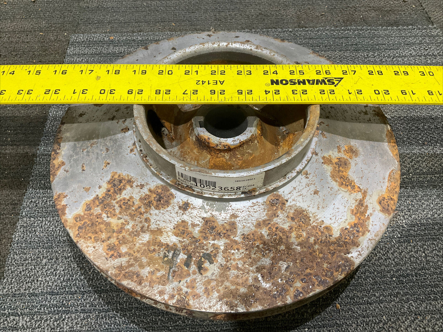 UNITED H1HB25207 A296 PUMP IMPELLER 6-VANE 14.5” 678