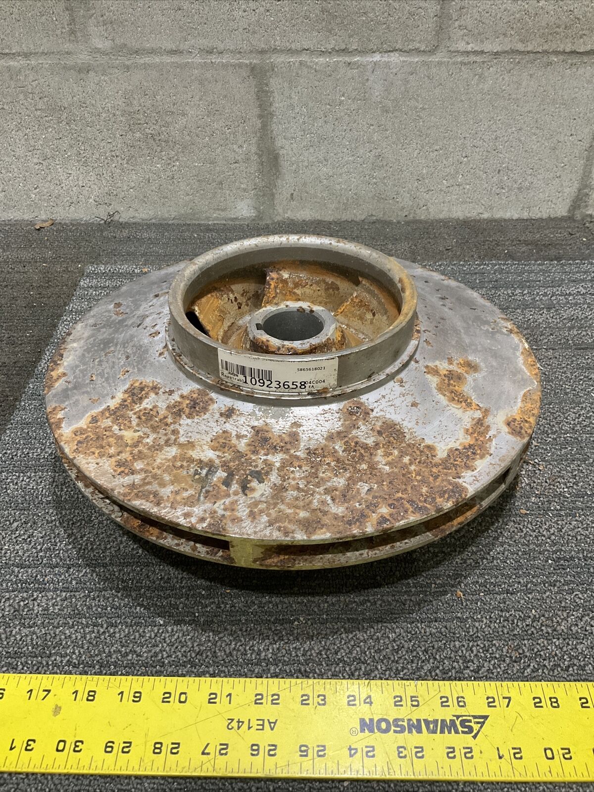 UNITED H1HB25207 A296 PUMP IMPELLER 6-VANE 14.5” 678