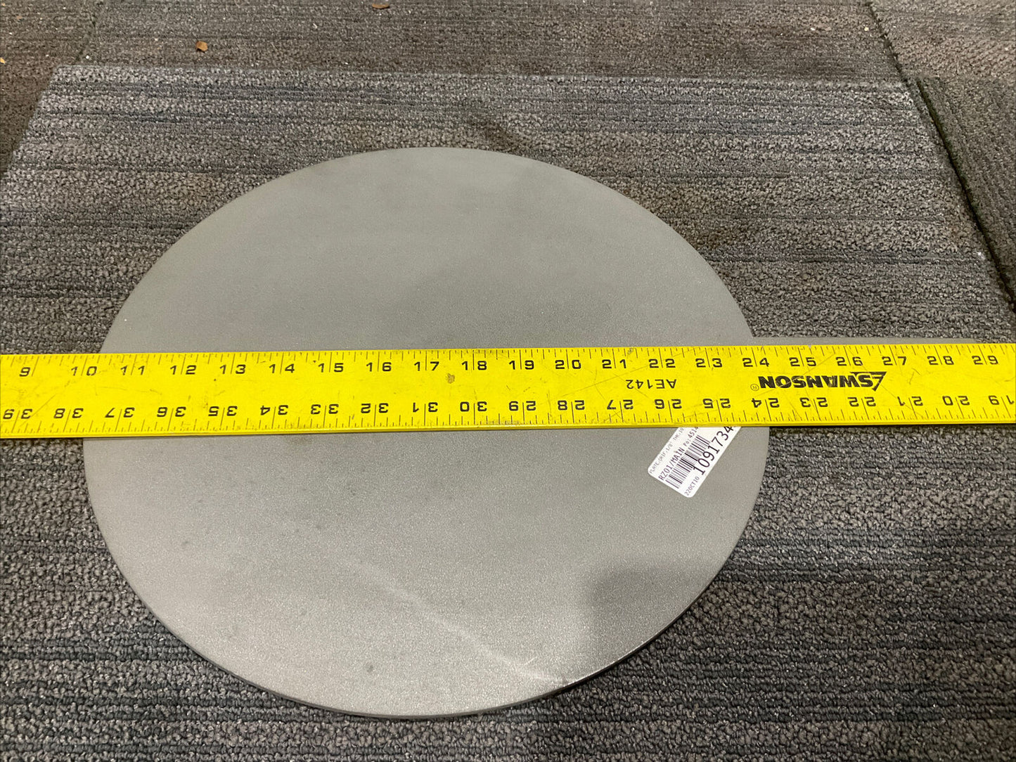 MONEL MO7P7BRD ORIFICE PLATE 1/8” THK 10” OD 300 LB 678