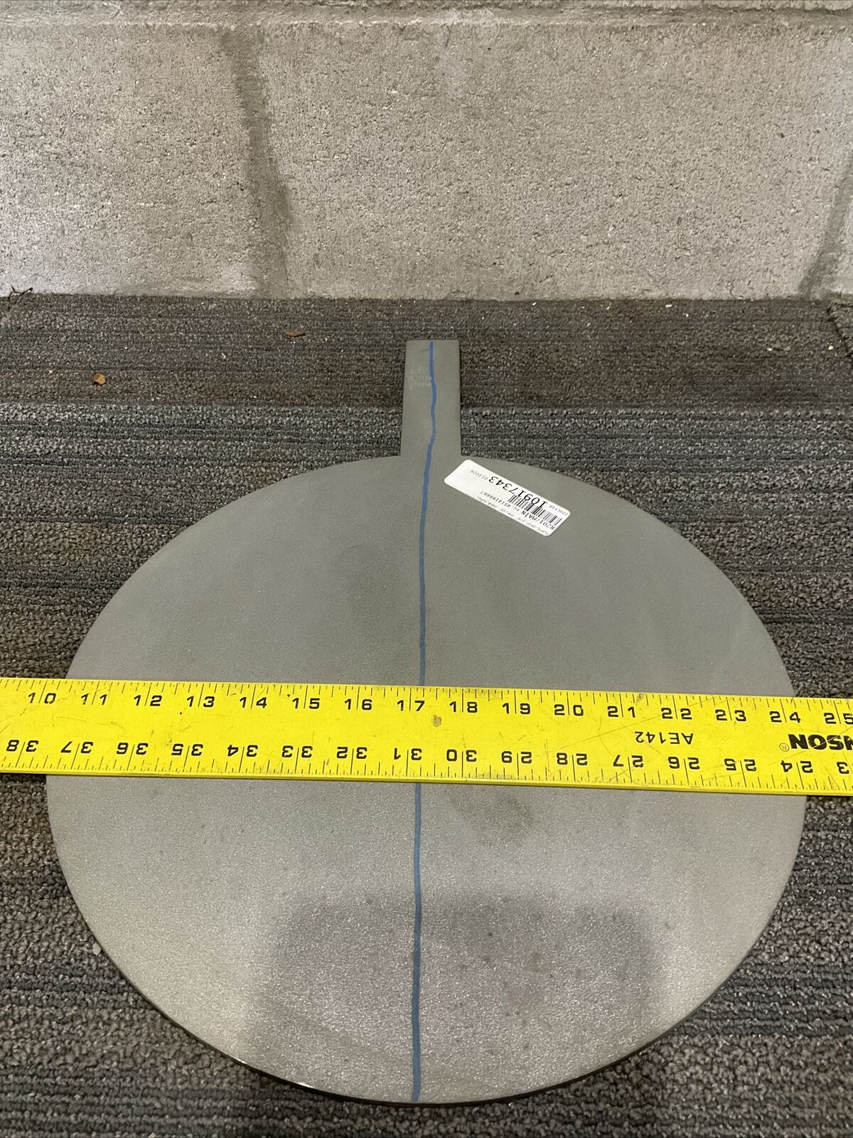 MONEL MO7P7BRD ORIFICE PLATE 1/8” THK 10” OD 300 LB 678