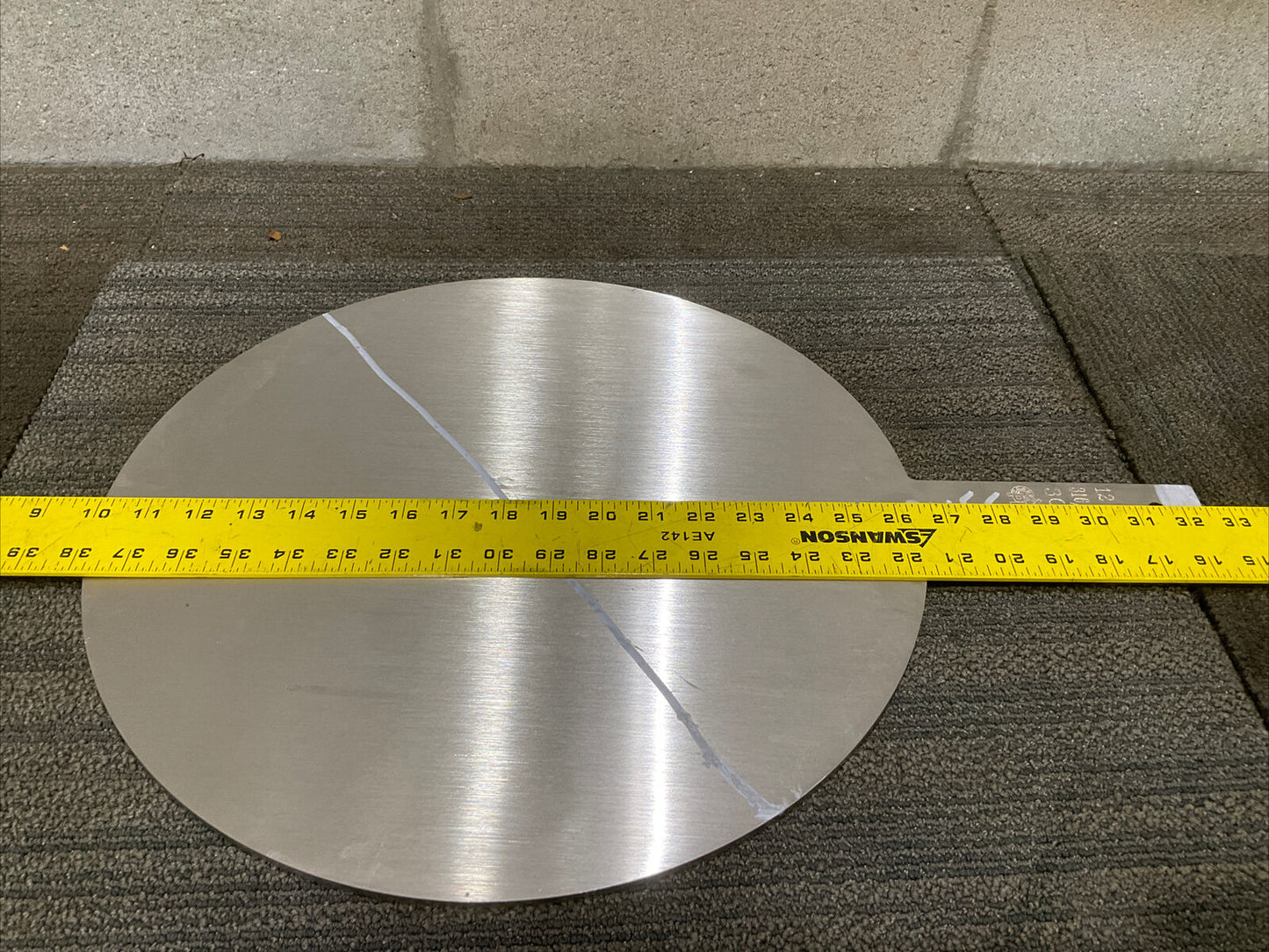 PFAM 12 300 316/316L 3CN3 ORIFICE PLATE 12” OD 1/4” THK 300 LB 678