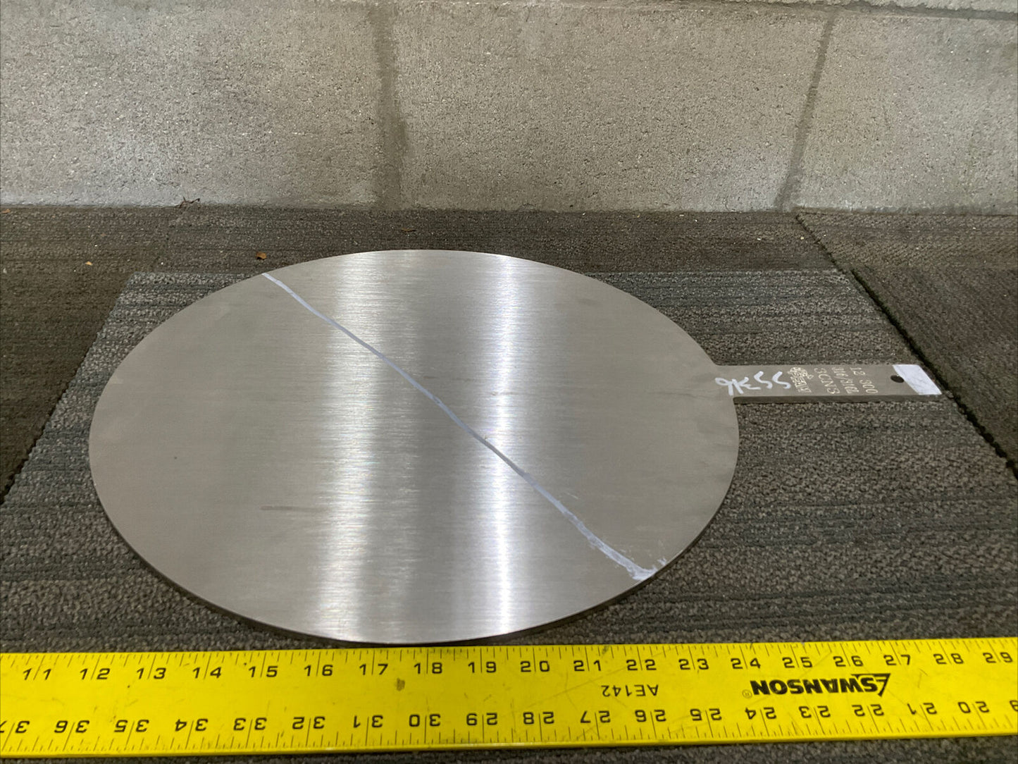 PFAM 12 300 316/316L 3CN3 ORIFICE PLATE 12” OD 1/4” THK 300 LB 678