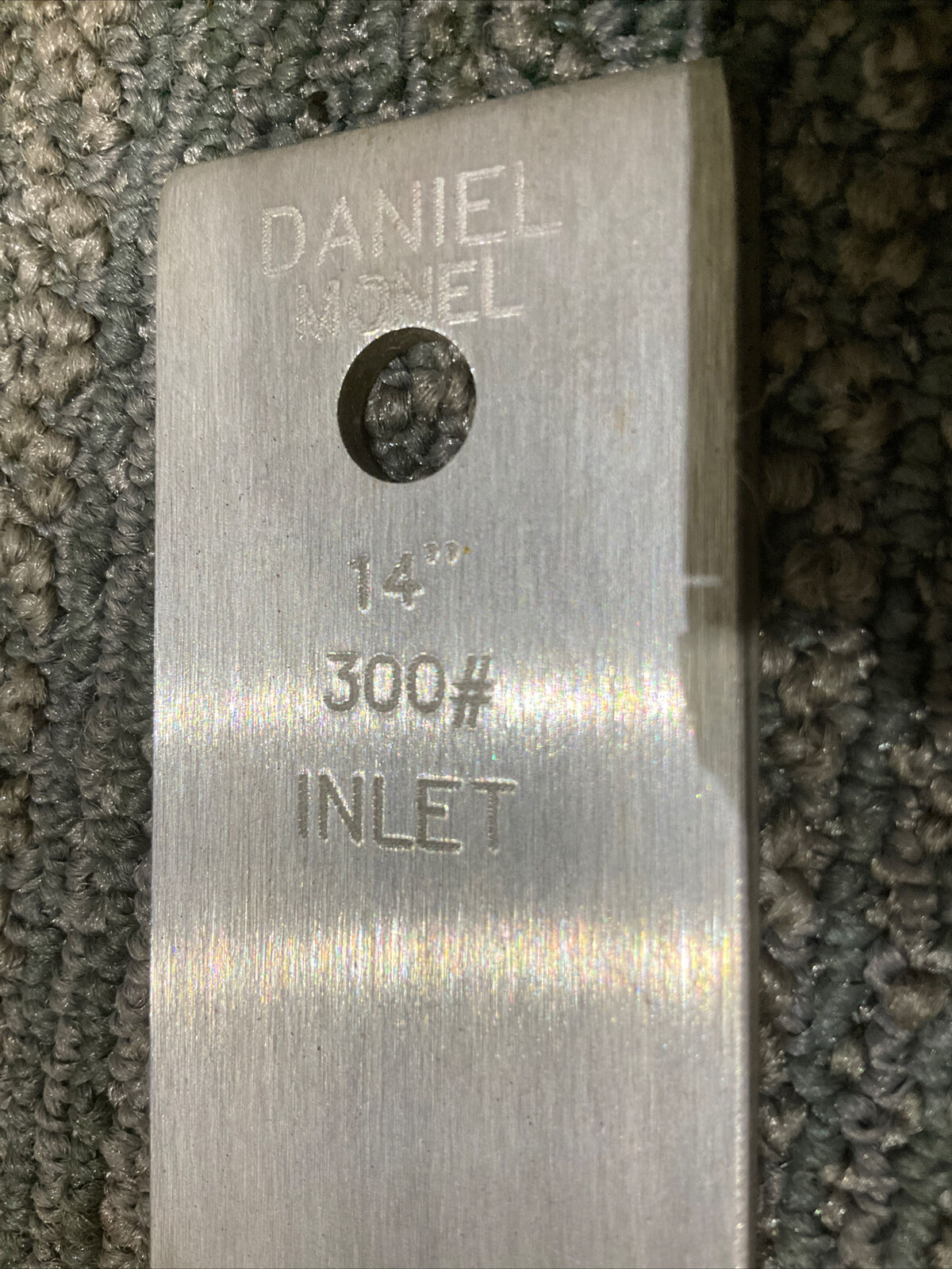 DANIEL MONEL 14” 300# INLET BLANK PADDLE ORIFICE PLATE 678