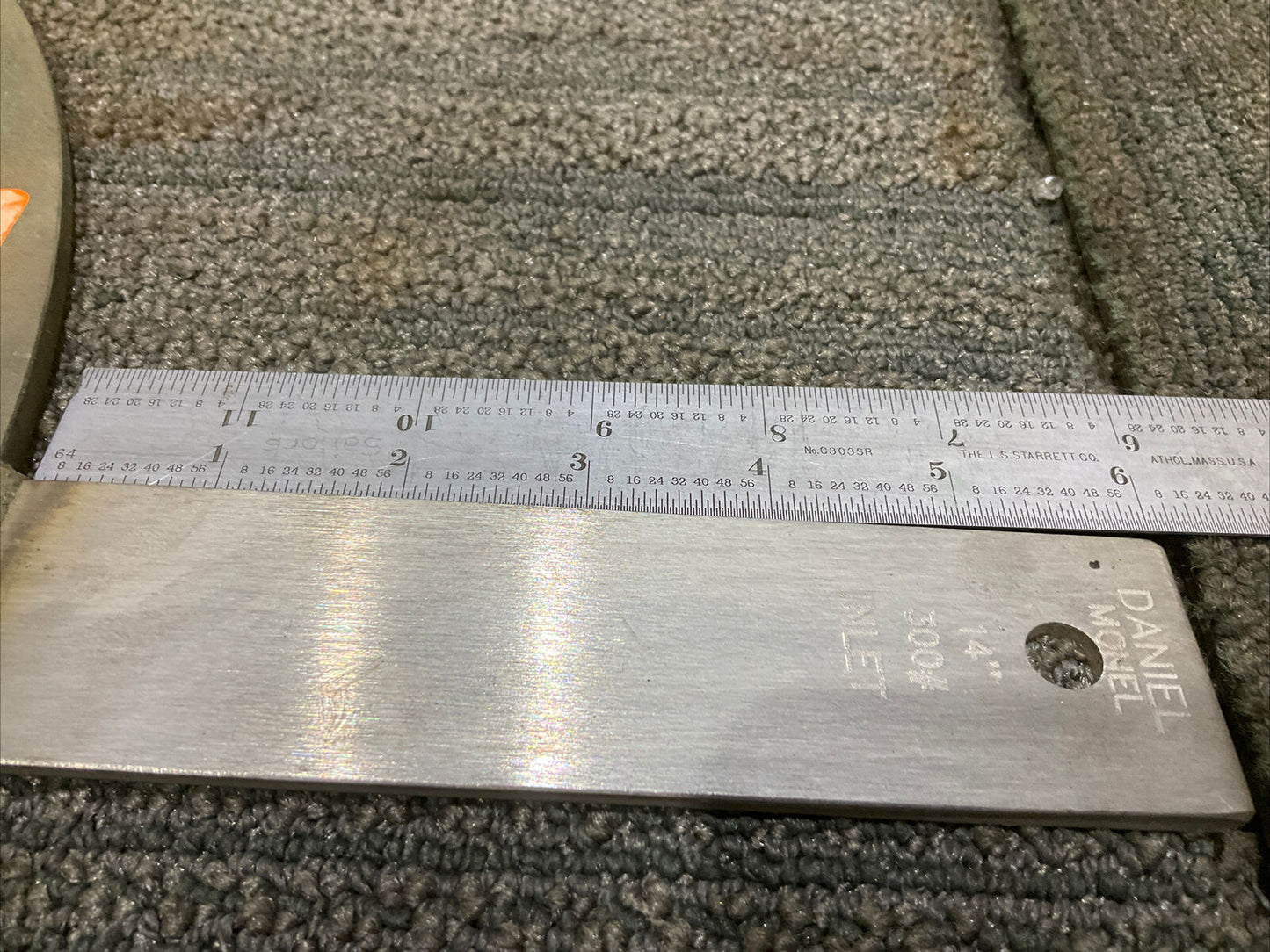 DANIEL MONEL 14” 300# INLET BLANK PADDLE ORIFICE PLATE 678