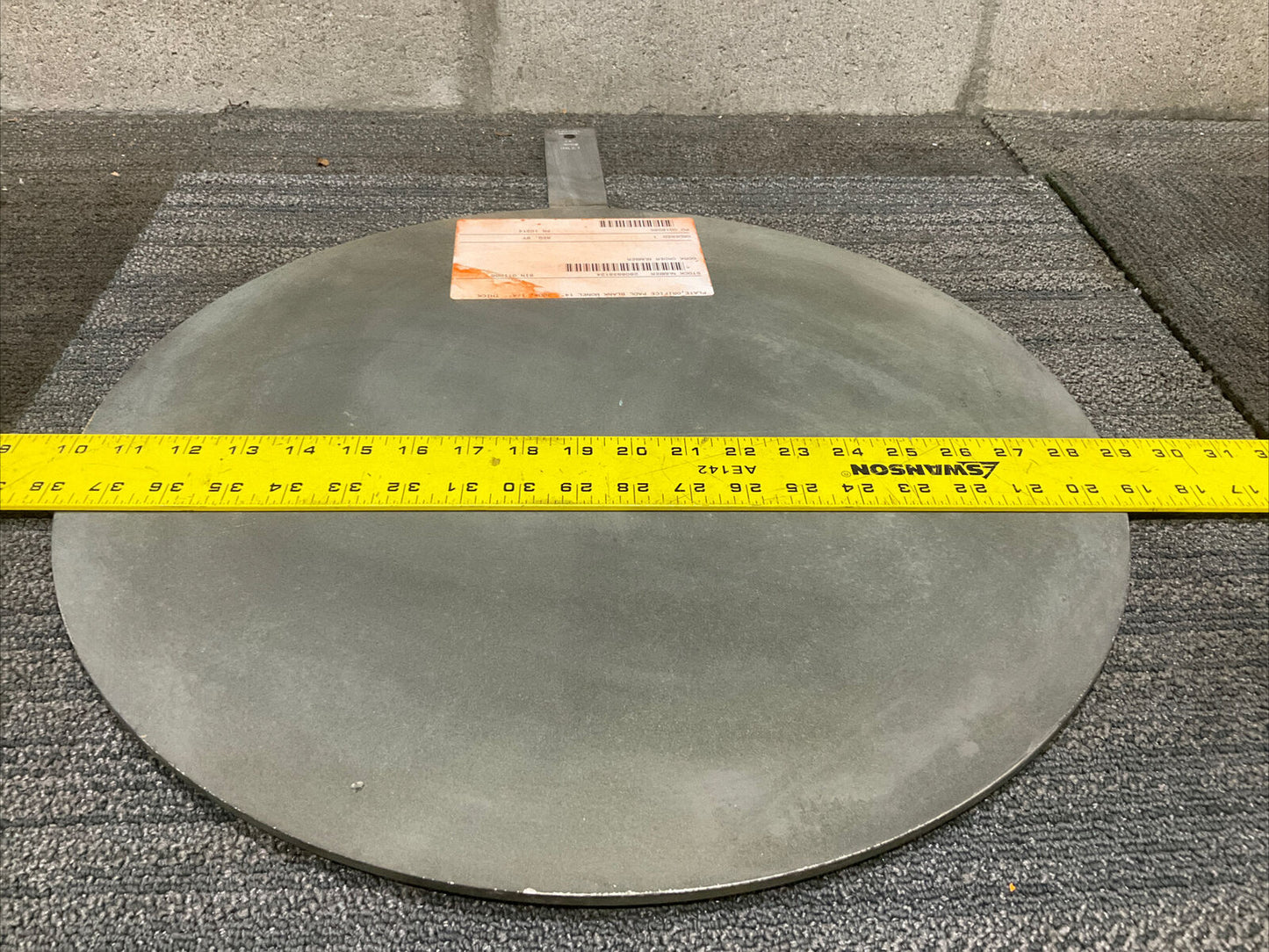 DANIEL MONEL 14” 300# INLET BLANK PADDLE ORIFICE PLATE 678