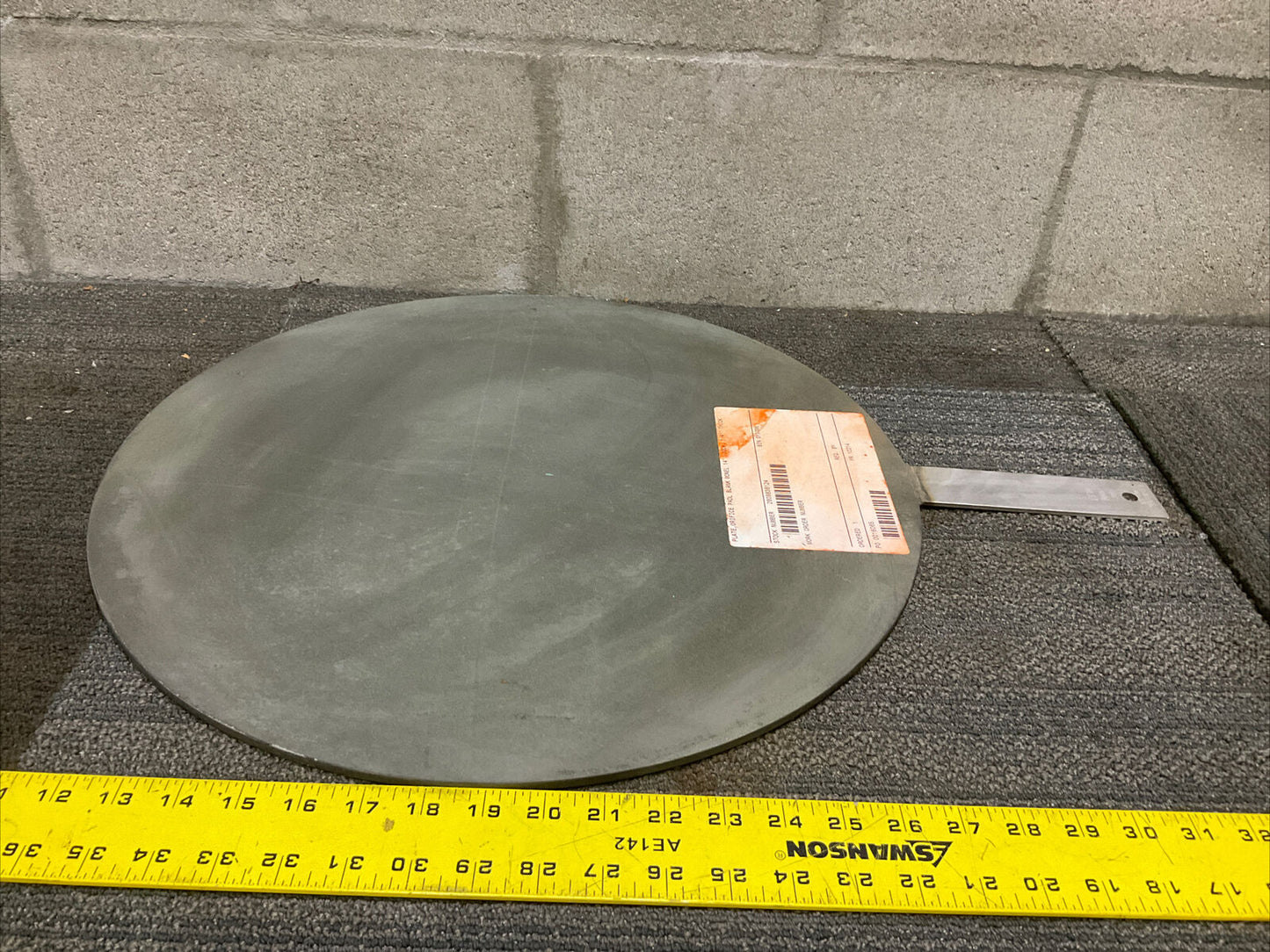 DANIEL MONEL 14” 300# INLET BLANK PADDLE ORIFICE PLATE 678