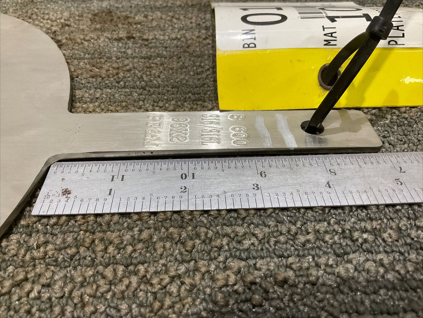 PF&M 8 600 316/316L 96 X 2 ORFICE PLATE 1/8” THK 8” 600 LB OD 678