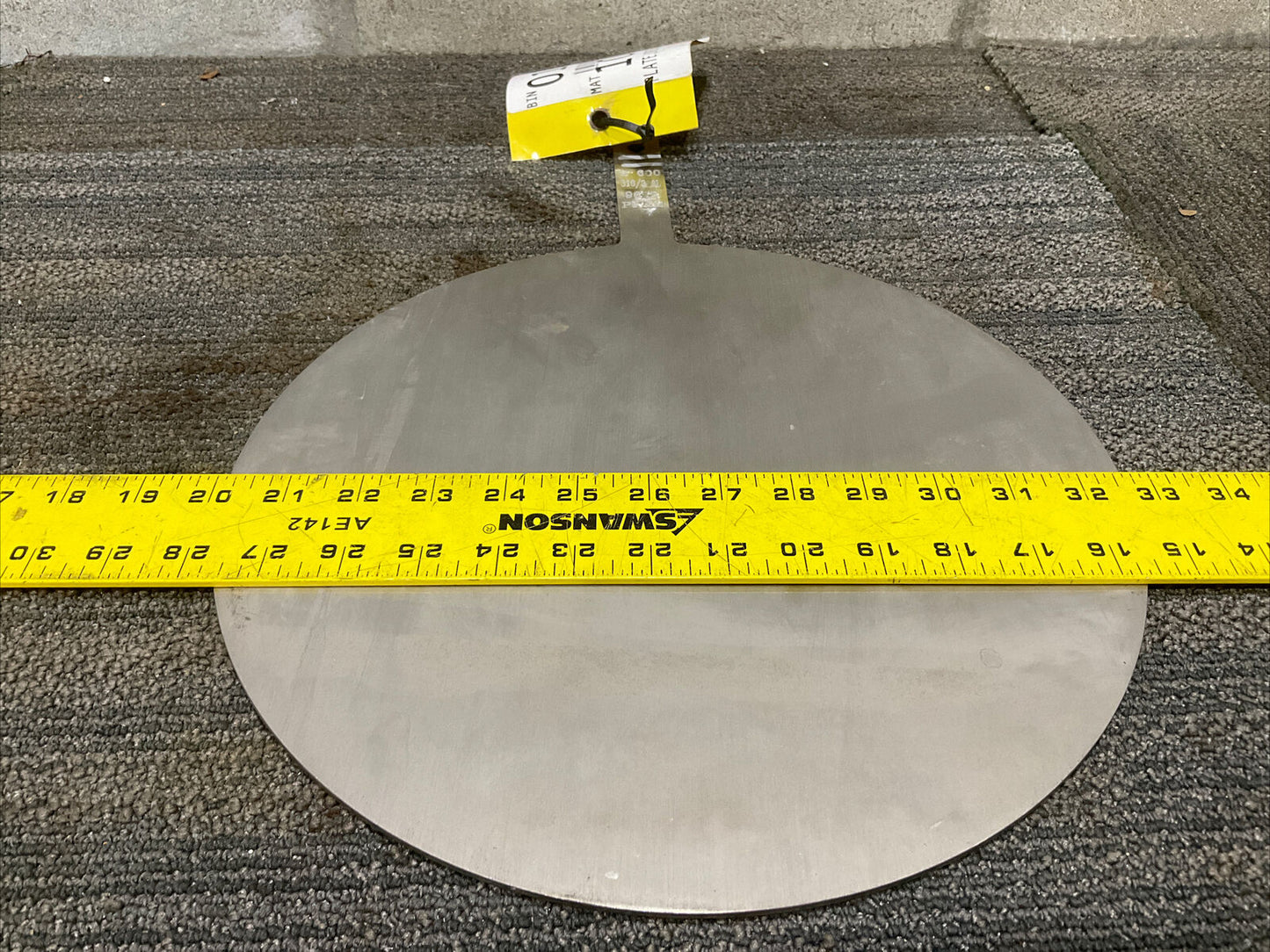 PF&M 8 600 316/316L 96 X 2 ORFICE PLATE 1/8” THK 8” 600 LB OD 678