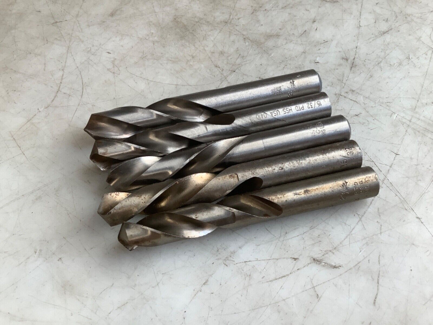 TWIST DRILL LOT 29/64-5/8 333 - QTY 18