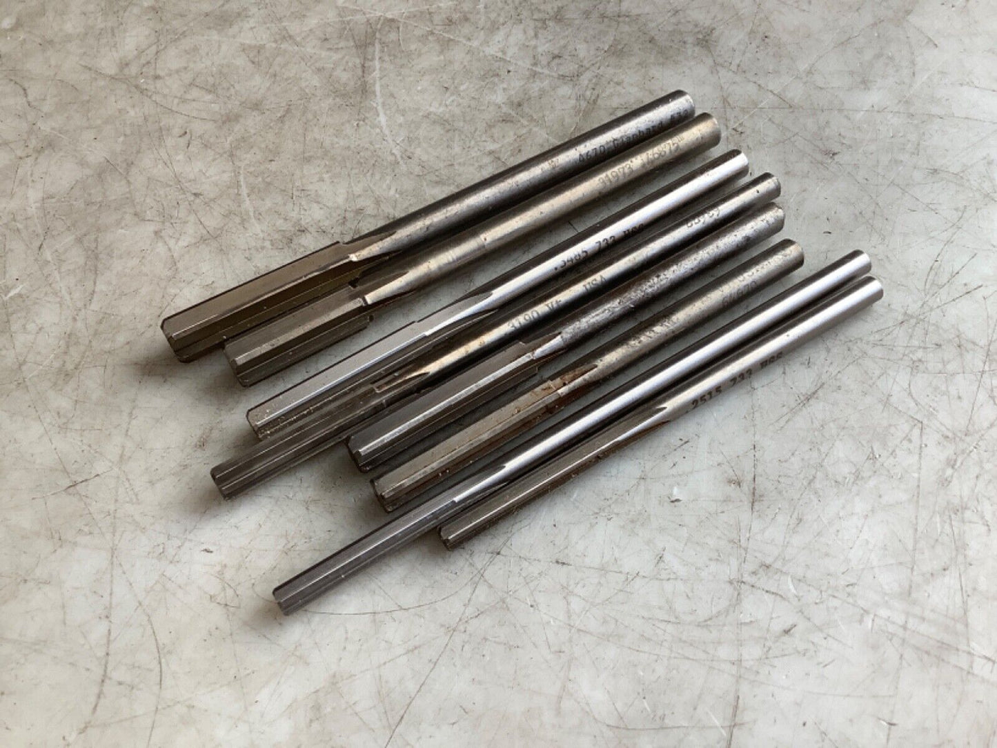 CHUCKING REAMER STRAIGHT 6 FLUTE .2515 .2532 .3190 .3485 .46875 333 - QTY 8