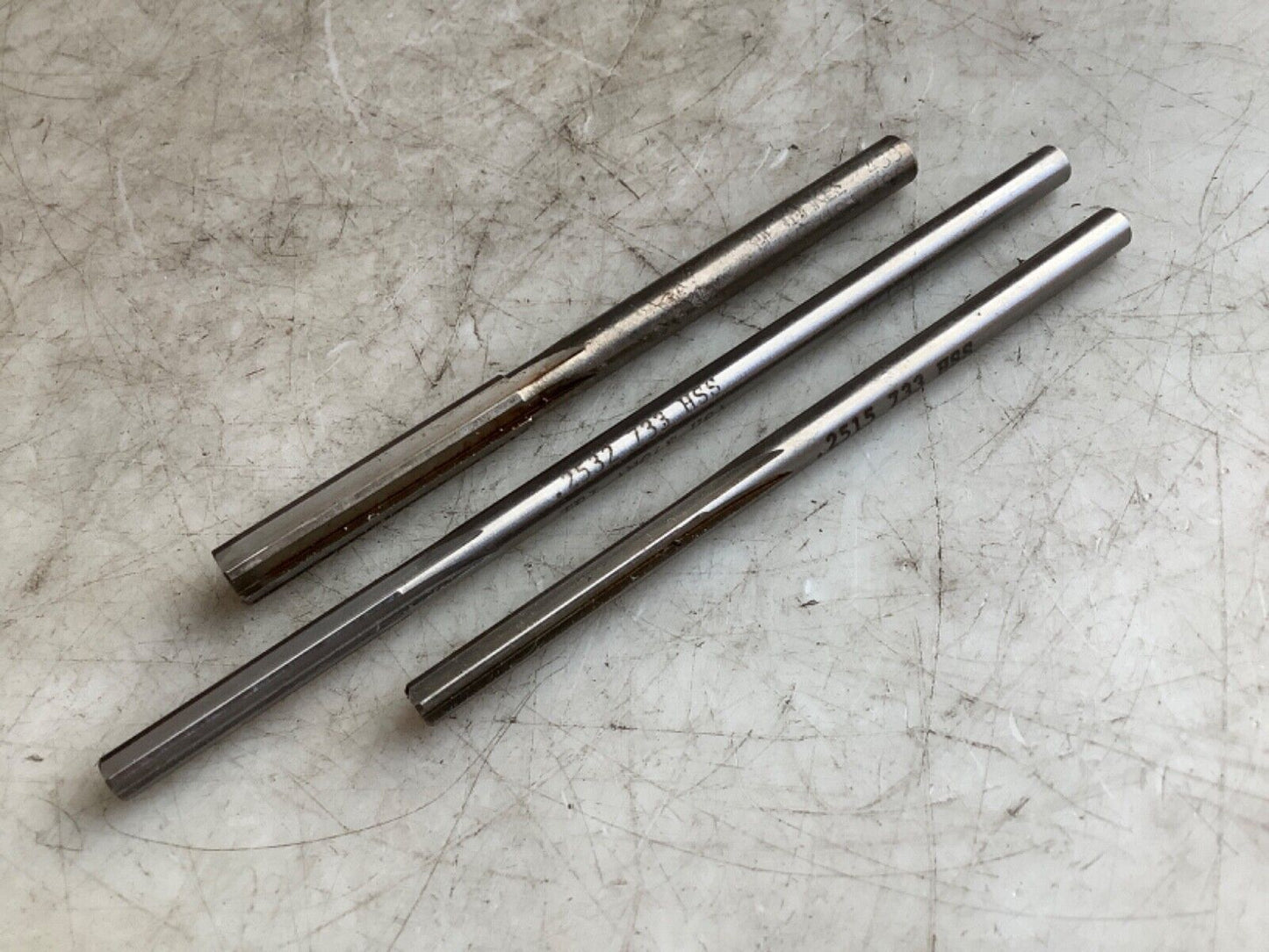 CHUCKING REAMER STRAIGHT 6 FLUTE .2515 .2532 .3190 .3485 .46875 333 - QTY 8
