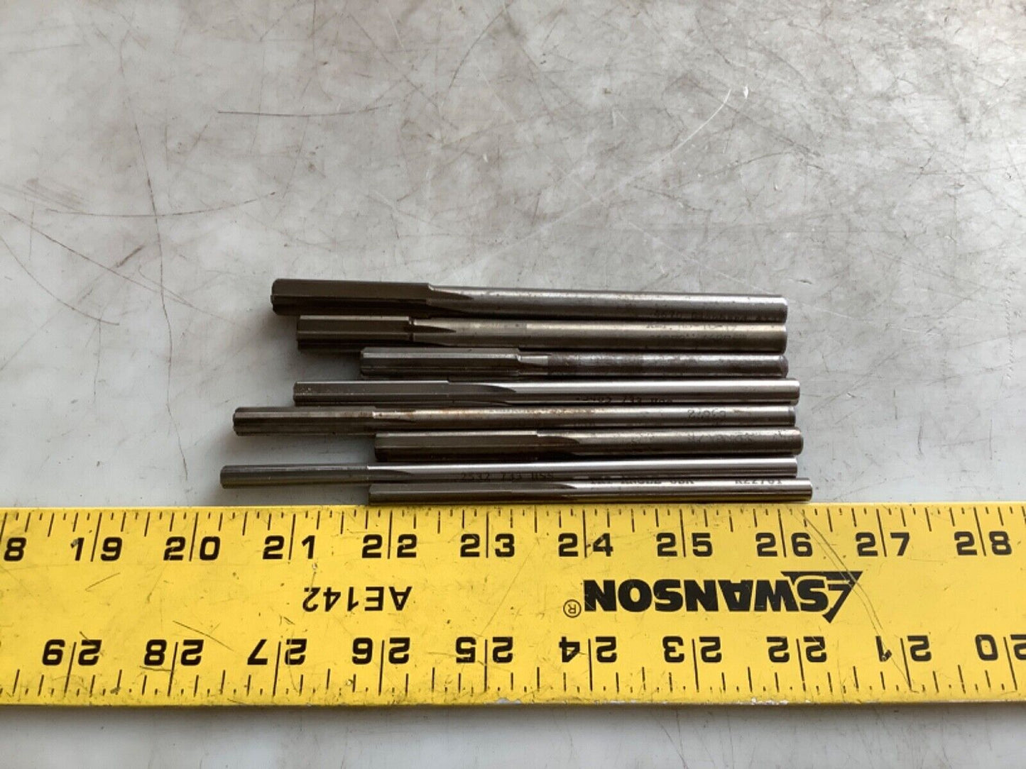 CHUCKING REAMER STRAIGHT 6 FLUTE .2515 .2532 .3190 .3485 .46875 333 - QTY 8