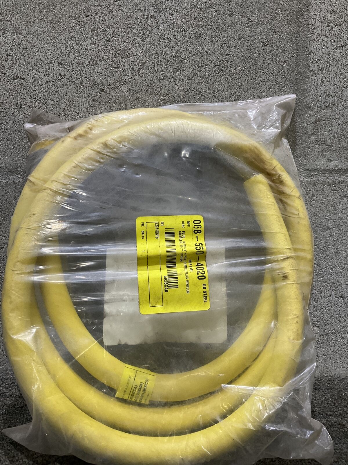TPC WIRE & CABLE 84286N 4P 6’ MALE SUPER TREX 10 AWG QUICK CONNECTS 222