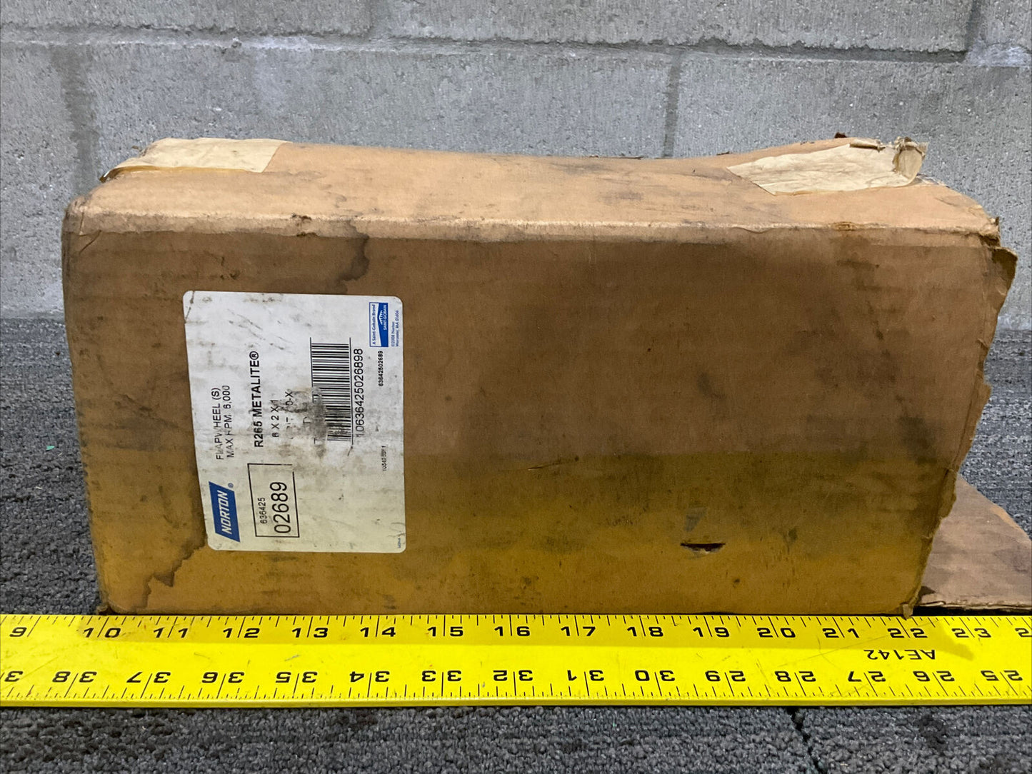 NORTON 63642502689 R265 METALIGHR FLAPWHEEL 6 X 2 X 1 222 LOT OF 3