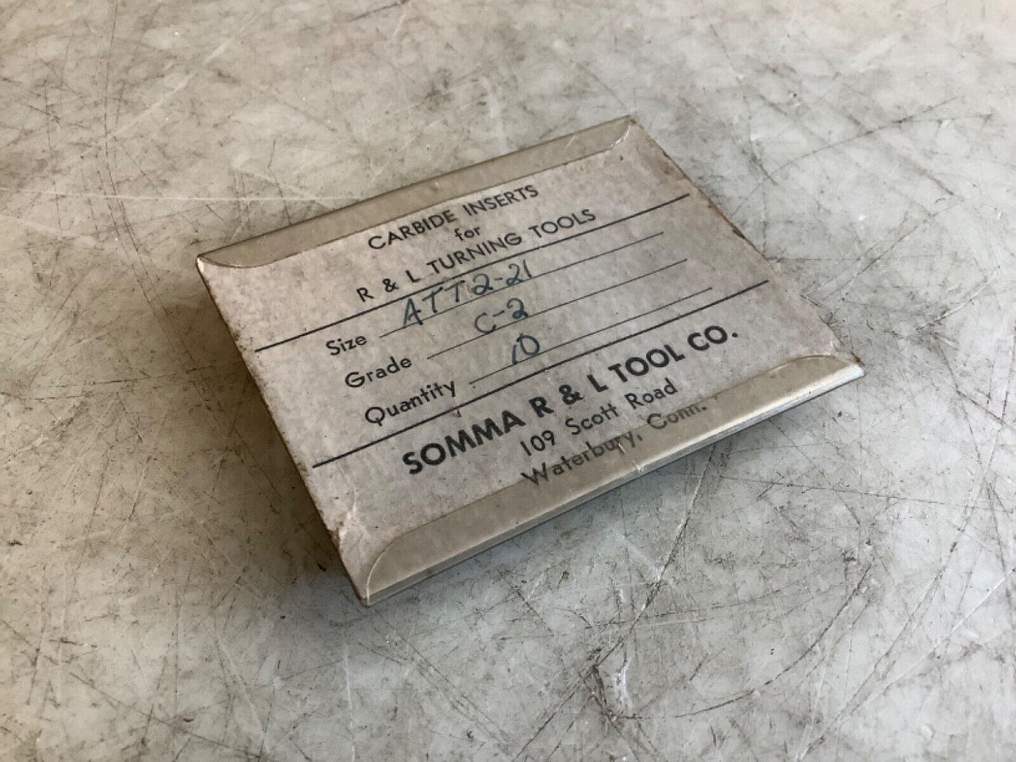 SOMMA TOOL ATT2-21 C-2 CARBIDE INSERTS 333 - QTY 10