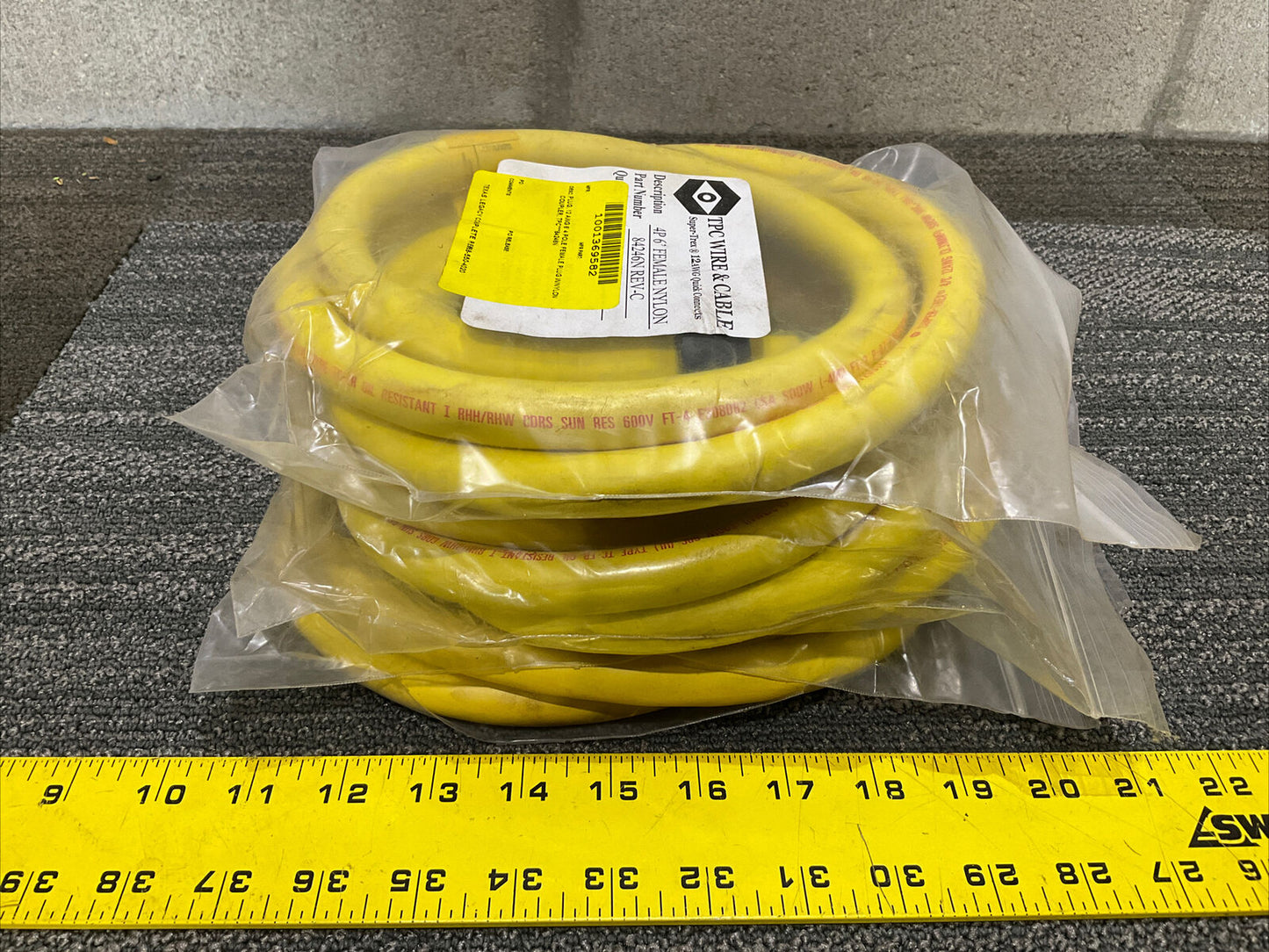 TPC WIRE & CABLE 84246N REV-C SUPER TREX 12AWG QUICK CONNECTS 222 LOT OF 3